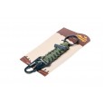 Брелок паракордовый для ключей (карабин/кольцо для ключей/огниво) оливковый - Tramp TRA-236