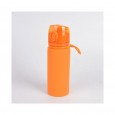 Бутылка силиконовая Tramp 0.5 л оранжевый  - TRC-093